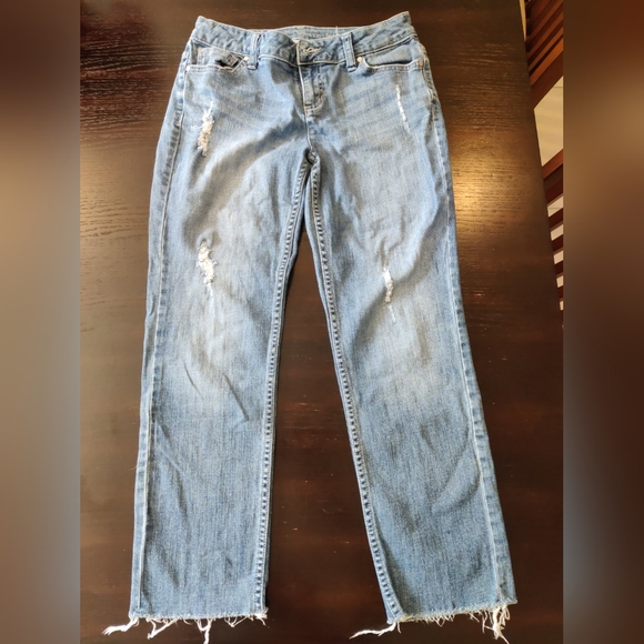 Simply Vera Vera Wang Classic Blue Denim Jeans - Straight Leg - Size 6 - Picture 1 of 8